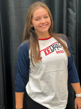 Load image into Gallery viewer, Youth Red White and Blue 3/4 Sleeve